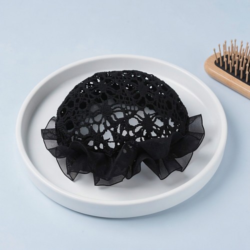 Reusable black nylon - black, nets