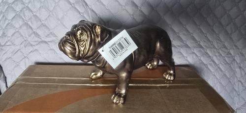 British bulldog statue - british,