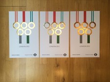 London 2012 Olympics Poster TfL - Original Poster - Olympic Rings
