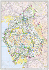 Cumbria Ceremonial County Map