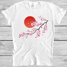 Oriental Japanese Cherry Blossom Tree Japan Gift Meme Gift Top Tee T Shirt M1092