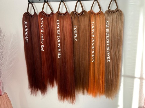 Red foxy ginger ponytail - /,