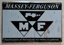 MASSEY-FERGUSON TRACTORS METAL SIGN MAN CAVE PUB BAR GARAGE FARM 20x30cm