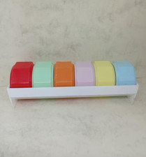 Set of Six Brightly Coloured