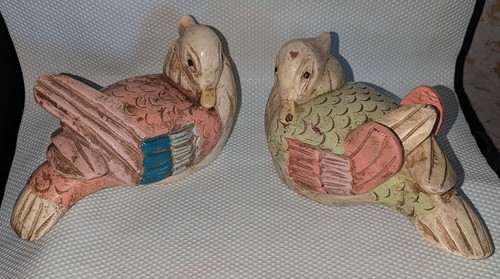Vintage painted wooden - painted,