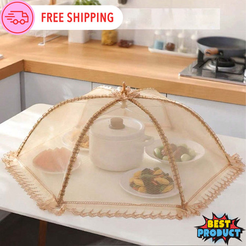 Food cover large collapsible - food,