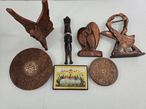 Vintage wooden carved - vintage,