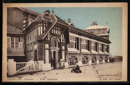 Old postcard grandcamp - grandcamp, /