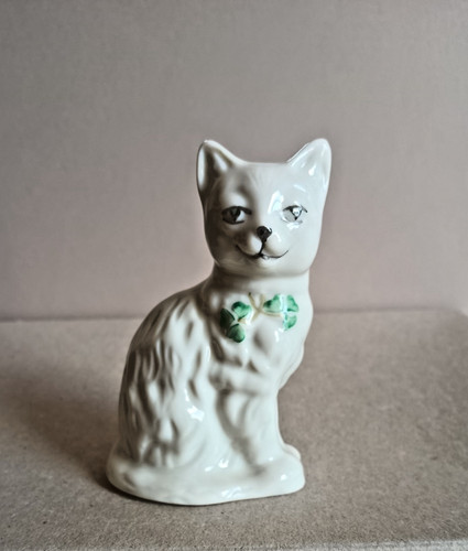 Belleek irish porcelain seated - irish,