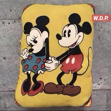 Mickey Mouse Minnie Mouse W.D.P. Vintage Pillow Mini Cushion