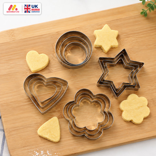 Heart round star clouds cookie - heart/round/star/clouds,