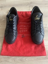 Loyalti Patriot Reptile Black Smart Trainer Sneaker with Rubber Sole - Size 10