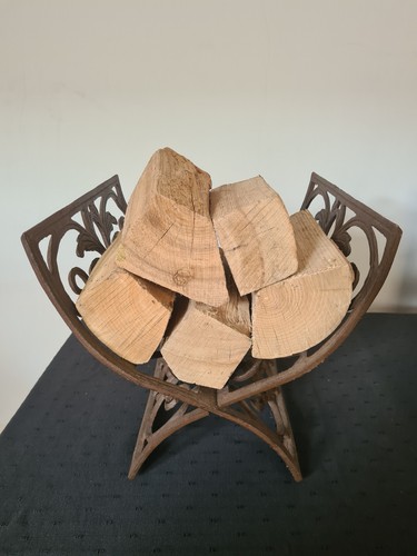 Folding wrought iron log - folding,