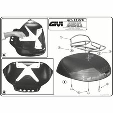 GIVI E107B METAL LUGGAGE RACK