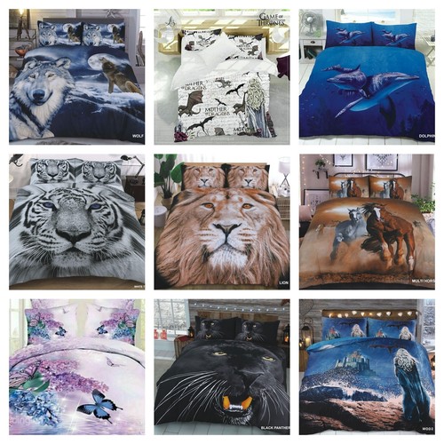 Animal effect printed quilt - animal,