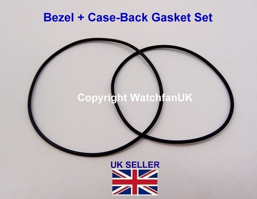 Bezel caseback gasket - caseback, set