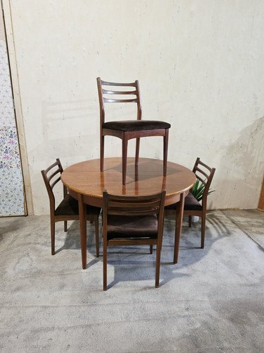 Vintage plan teak dining - plan,