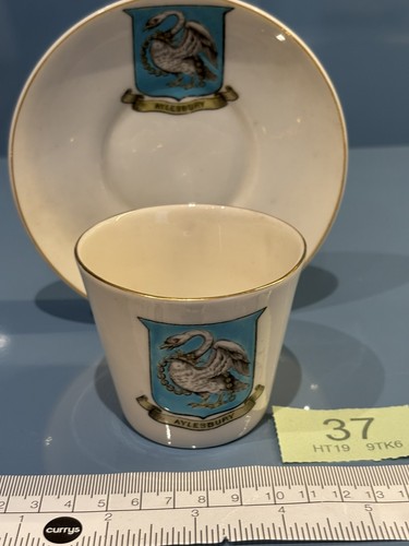 Goss crested china cup and - china,
