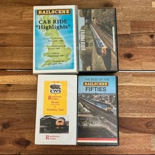 Railway Train VHS x 4 Cab ride Highlights Bristol 50’s runfurrow video transport