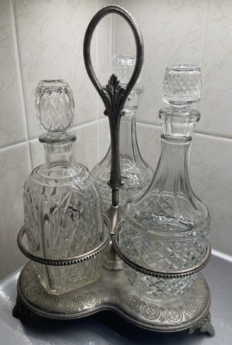 Large antique silver - large, plated