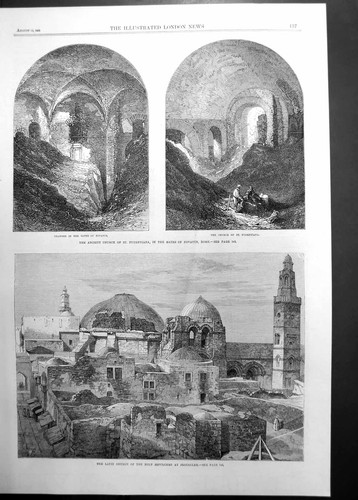 Antique old print tummel - antique,