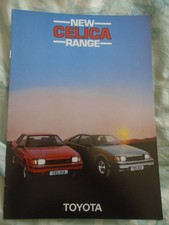 Toyota Celica range brochure