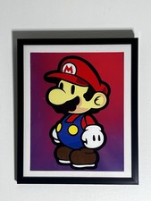 NINTENDO PAPER MARIO ART PRINT
