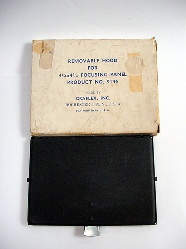Graflex graphic focusing - focusing, hood