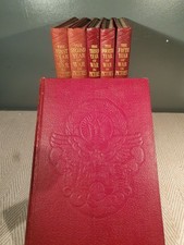 Vintage The First To Sixth Years of The War in Pictures Odhams 6 Volumes