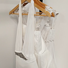 White Ivory Wedding Gown Dress Bundle x3 Dresses Mixed Sizes Need Attention