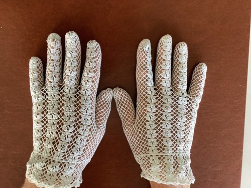 Antique hand crocheted - crocheted, cotton