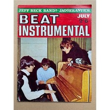 BEATLES BEAT INSTRUMENTAL MAGAZINE JULY 1966 BEATLES COVER (no feature) +kinks/w