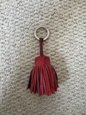 Mulberry Red Leather Tassel