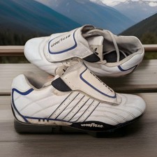 Adidas Goodyear Mens White Leather Vintage Y2K UK 11 748579