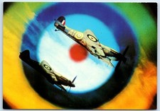 Postcard Spitfire 1969 Battle of Britain Anniversary Biggin Hill Stamped