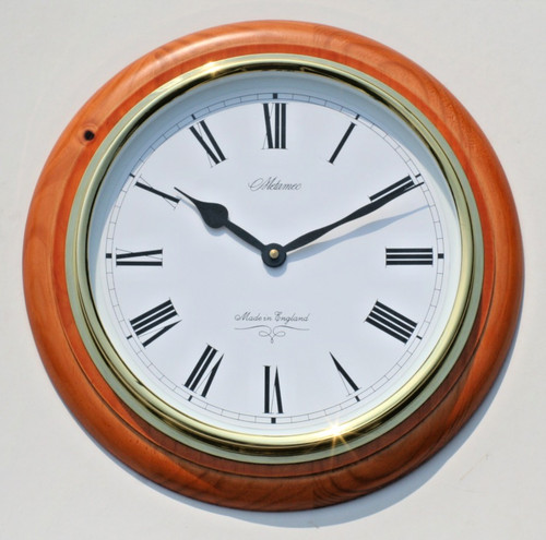Wall clock antique pine - antique,