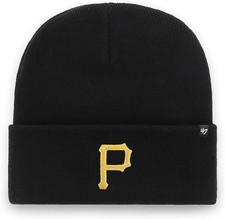 '47 Brand Haymaker Cuff Knit Pittsburgh Pirates Beanie Hat - Black