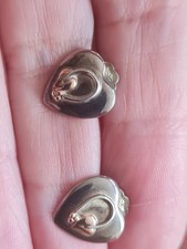 silver clogau earrings with