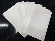 10 x A4 Sheets Of Self Adhesive Matt Clear Sticker Sheet Sign Vinyl Just 99p!
