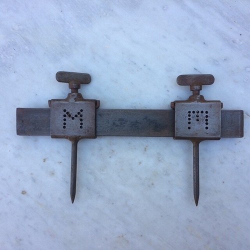 Large vintage pair steel - large,