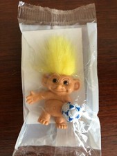 TROLL Cereal Packet TOY New & Sealed FOOTBALL Yellow Hair F357
