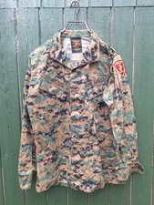 USMC - US MARINE CORPS CADET WOODLAND MARPAT SHIRT - SMALL REGULAR 