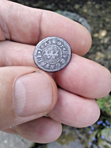 17th century farthing token - , of