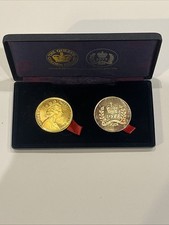 The Queens Gold And Silver Jubilee Coin Set Limited Edition Boxed.