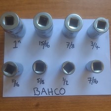 Bahco Socket Set Bits Tools