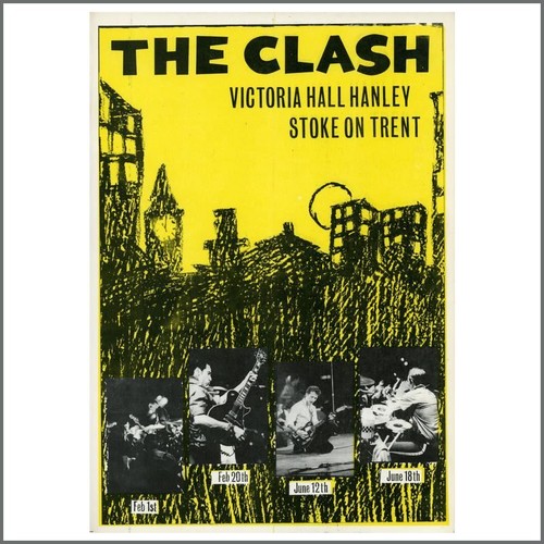 Clash victoria hall hanley - clash,
