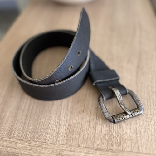 Vintage levis black leather - levis,