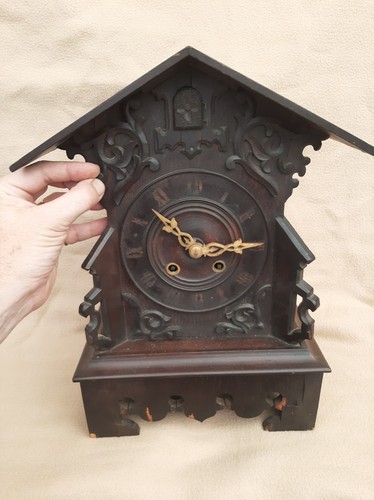 Antique table cuckoo clock - antique,