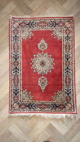 Handwoven kashmiri red vintage - handwoven,