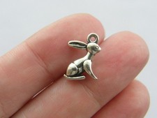 10 Rabbit charms antique